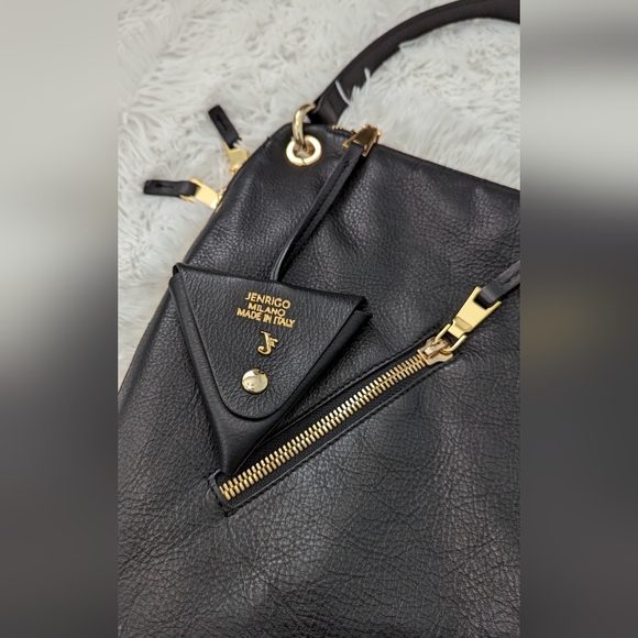 Jenrigo Handbags - Jenrigo Italian Leather Shoulder Bag